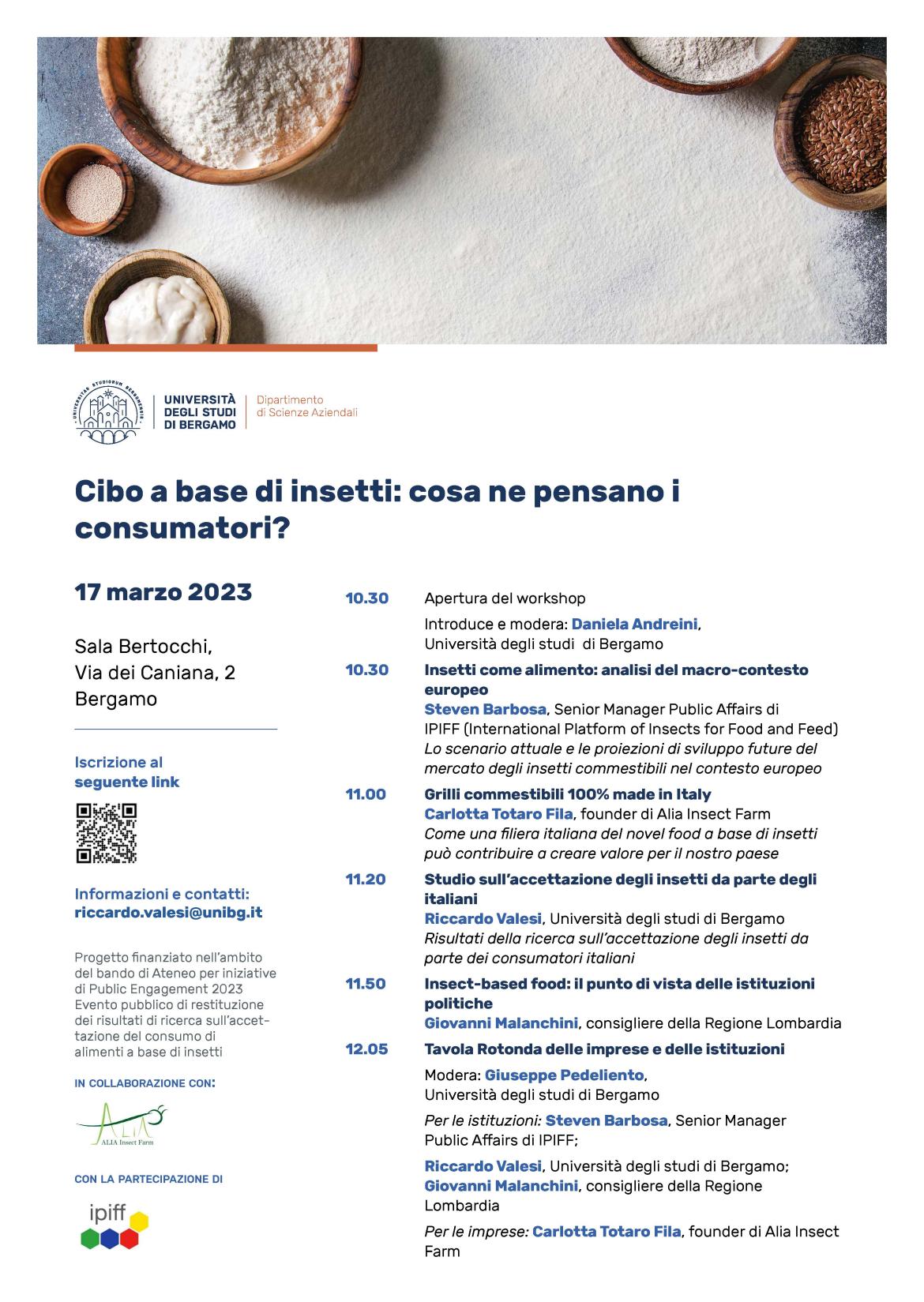 cibo a base di insetti