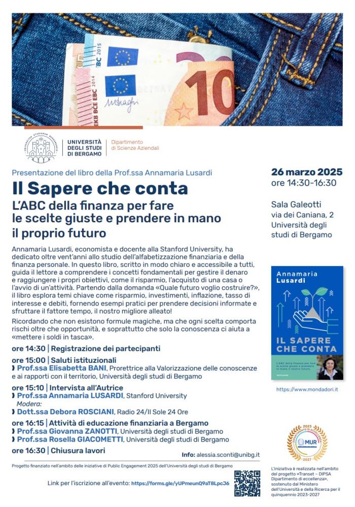 Il sapere che conta