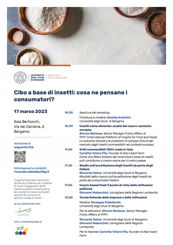 cibo a base di insetti